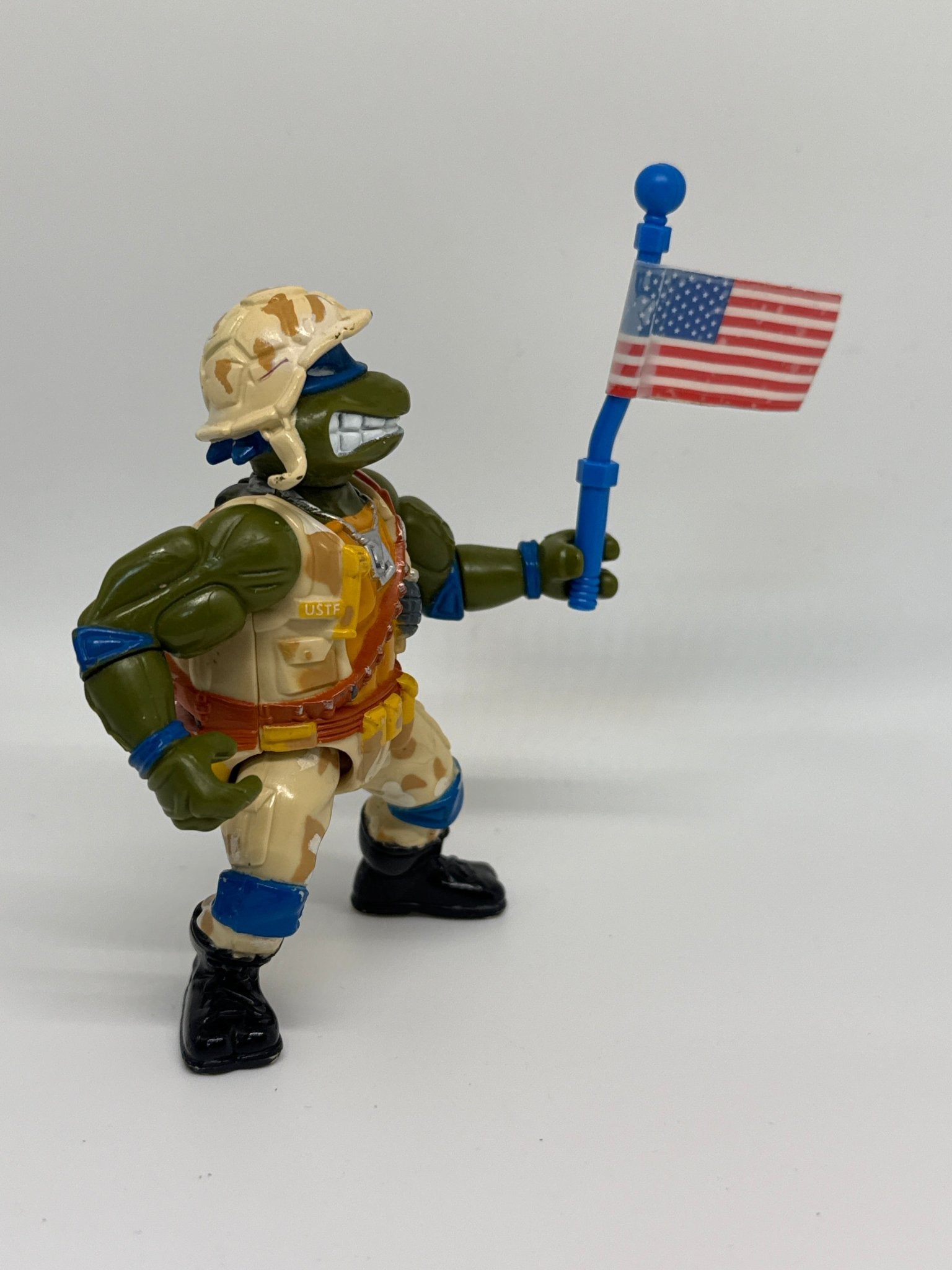 TMNT MUTANT NINJA TURTLES FIGURE LIEUTENANT LEO COMPLETE PLAYMATES 1991 LEONARDO - toyscardscomics