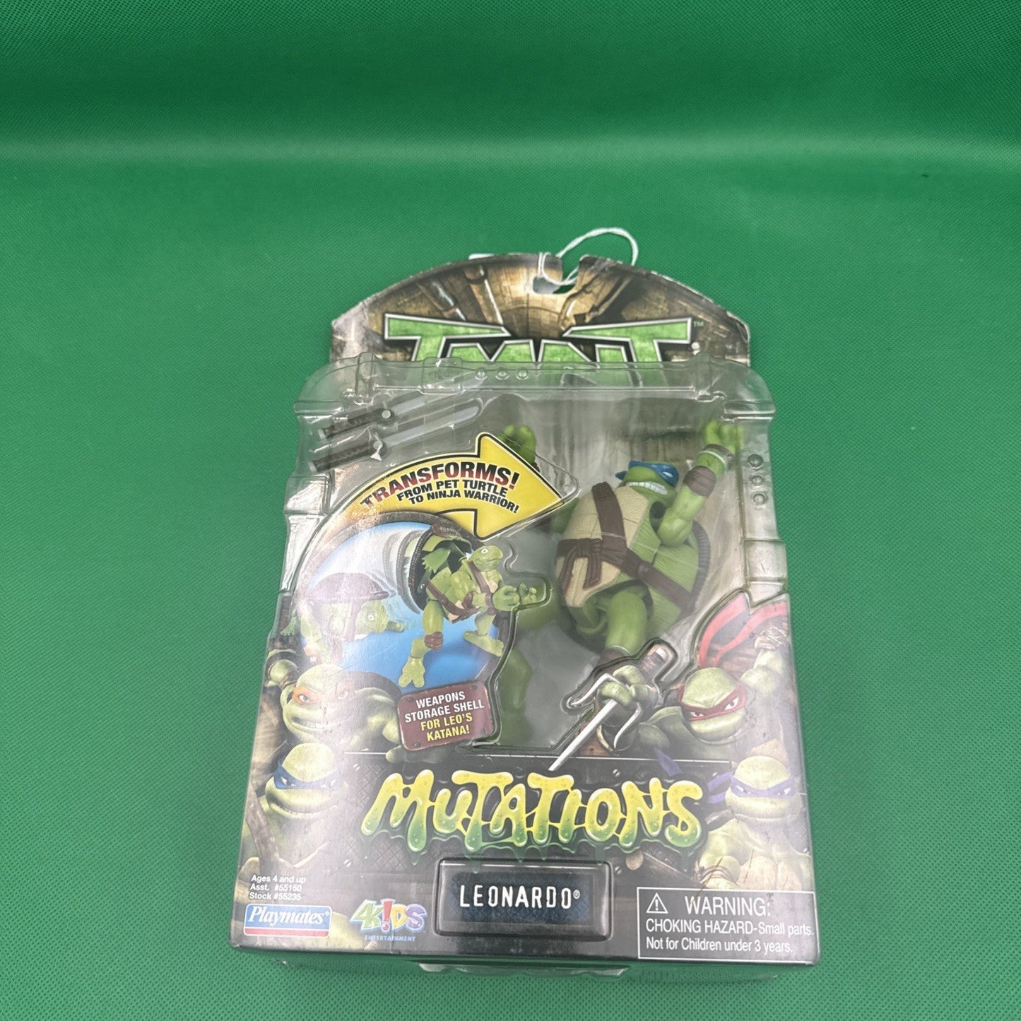TMNT Mutations leonardo 2008 Ninja Turtles Cgi Movie mutatin Leo - toyscardscomics