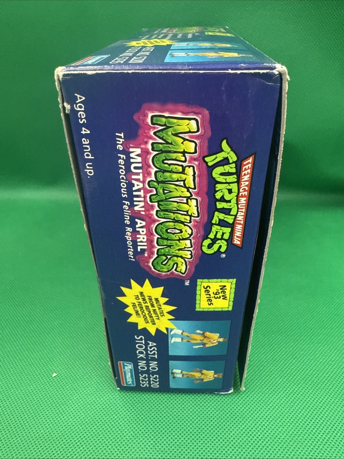 TMNT Mutations Mutatin' April Action Figure 1993 Playmates Item  5220 NRFB - toyscardscomics