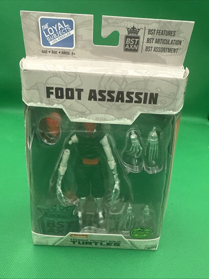 TMNT Nikelodeon BST AXN Foot Assassin 5” Figure NIB Teenage Mutant Ninja Turtles - toyscardscomics