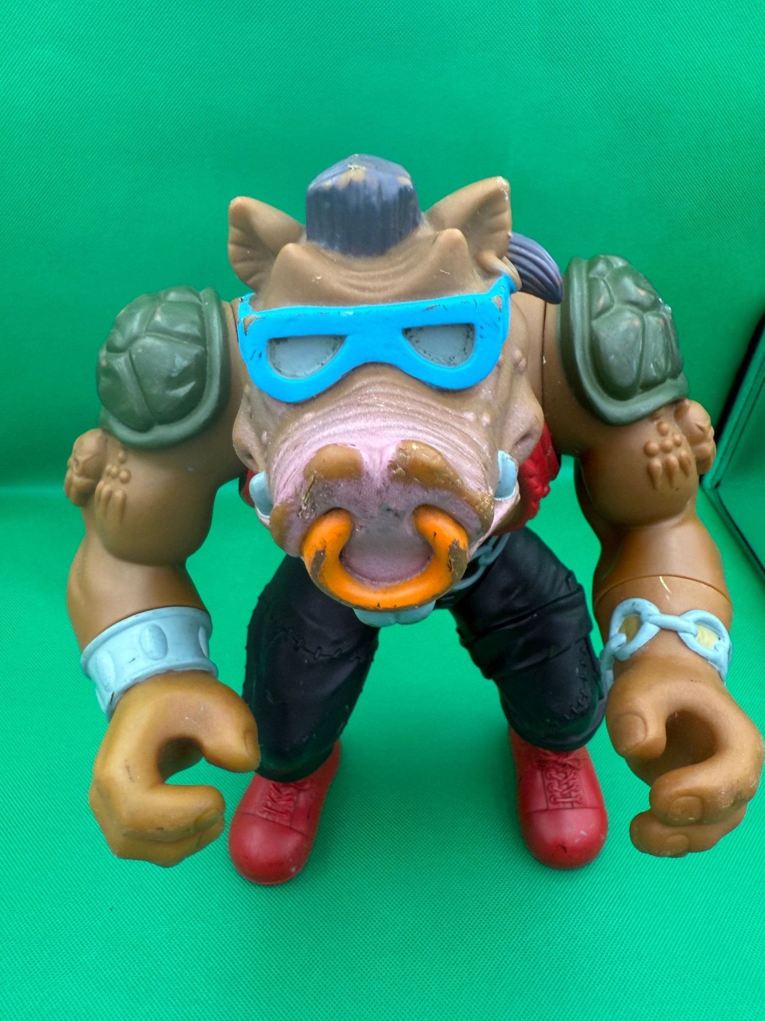 TMNT Ninja Turtles Bebop 13” Giant Action Figure Vintage Rare 1990 Playmates - toyscardscomics