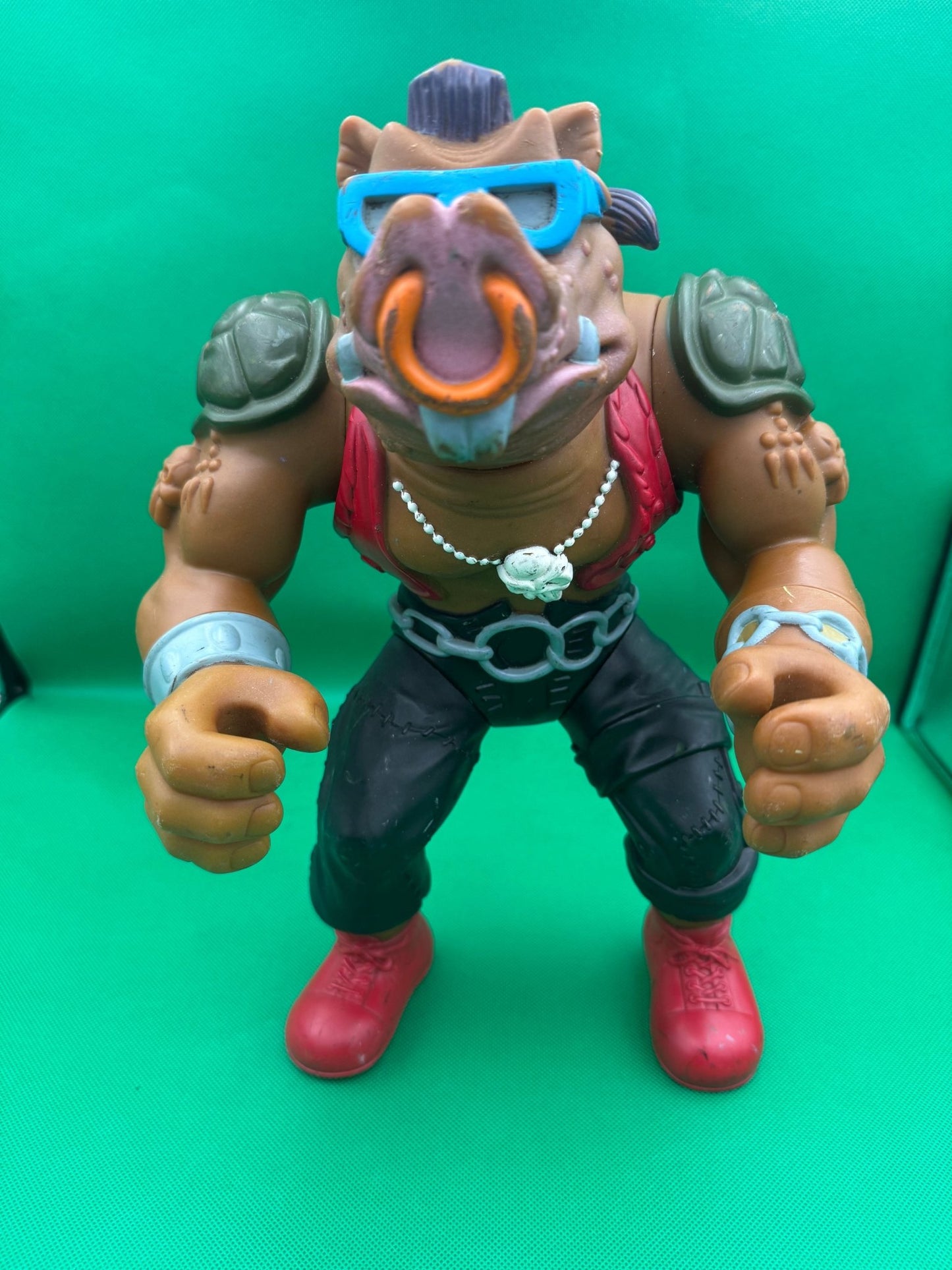 TMNT Ninja Turtles Bebop 13” Giant Action Figure Vintage Rare 1990 Playmates - toyscardscomics
