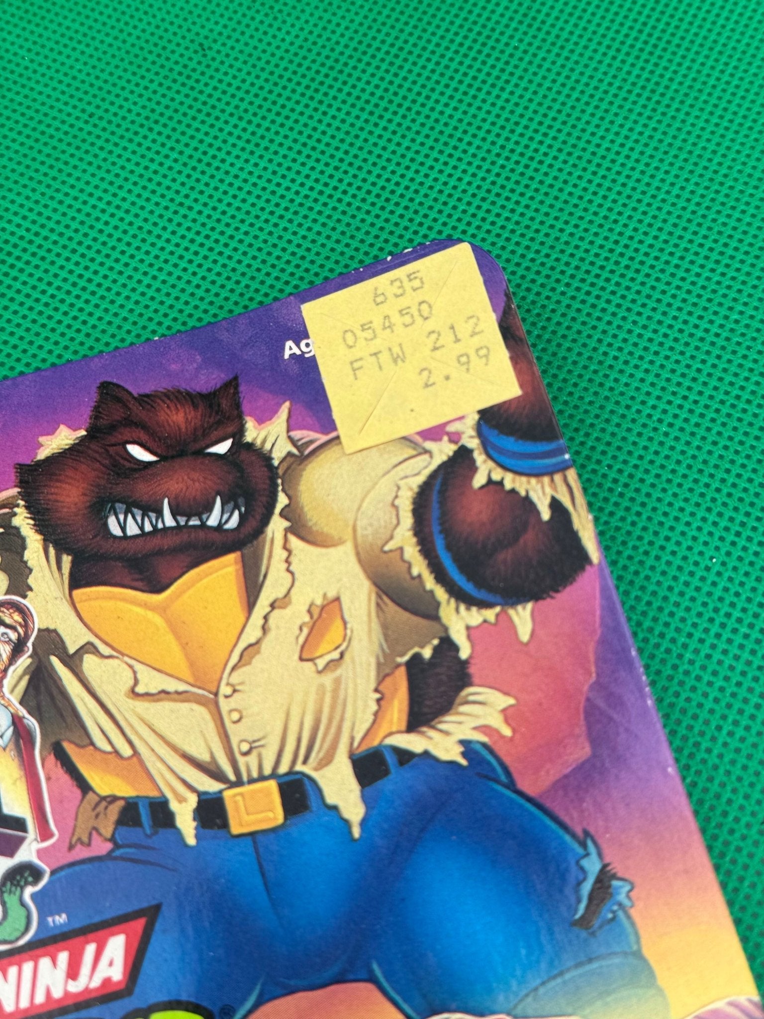 TMNT Universal Monsters 1993 Raph The Mummy Teenage Mutant Ninja Turtles Unpunch - toyscardscomics