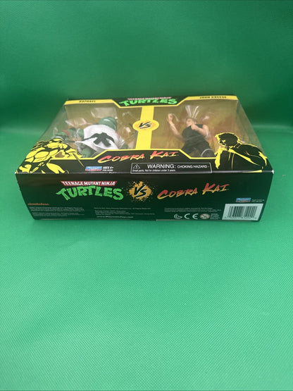 TMNT vs Cobra Kai Raphael & John Kreese Action Figures (M.I.C) - toyscardscomics