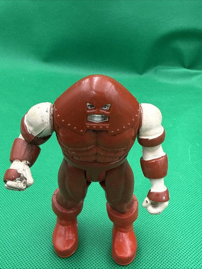 Toy Biz 1991 Uncanny X - Men Juggernaut Power Punch Action Figure Marvel - toyscardscomics