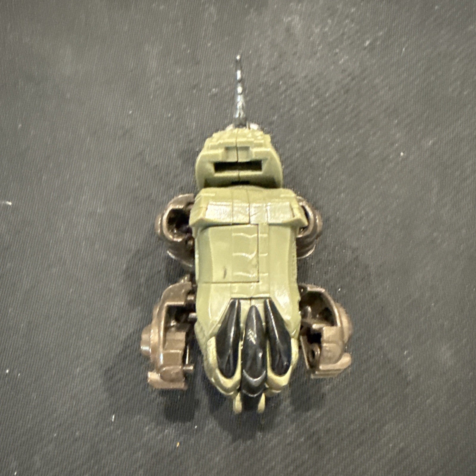 Transformers 2005 Cybertron Backstop Scout Class Figure Rhino Missing Key B16 - toyscardscomics