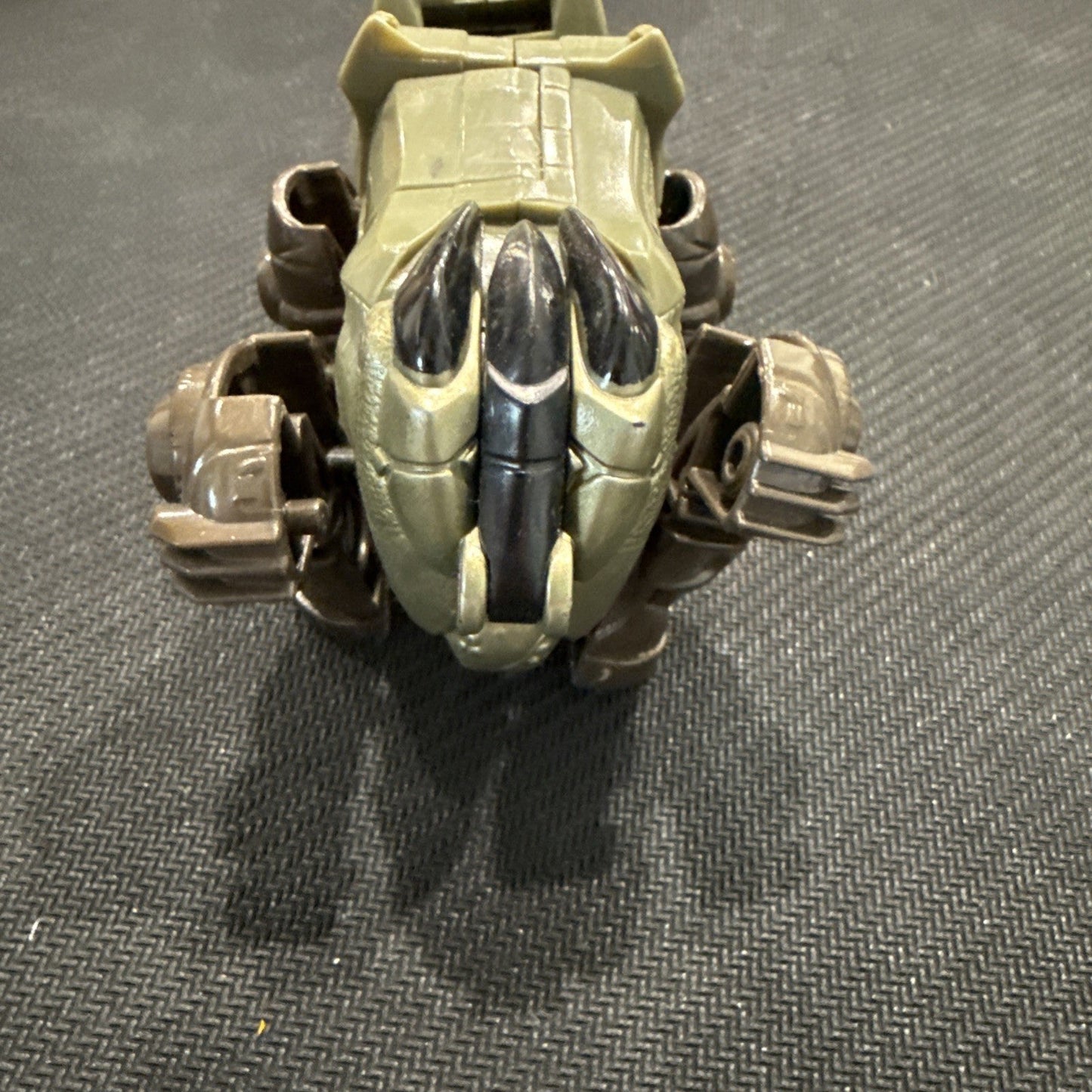 Transformers 2005 Cybertron Backstop Scout Class Figure Rhino Missing Key B16 - toyscardscomics