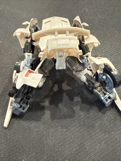Transformers Dark of the Moon Deluxe Class Sideswipe No Weapon Has All Pannels - toyscardscomics