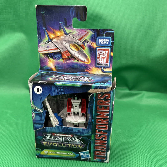 Transformers Starscream Legacy Evolution 3.5" Figure Core Class Wave 4 Open Box - toyscardscomics