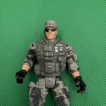 True Heroes Sentinel 1 Freedom Force GENERAL STEEL Action Figure - toyscardscomics