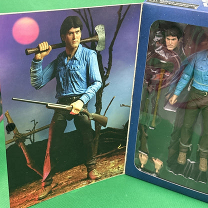 Ultimate Ash 7" Figure NECA Evil Dead 40th Anniversary Target Haulathon 2022 - toyscardscomics