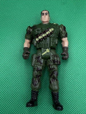 Unbranded 'Soldier' Green 4 In Action Figure