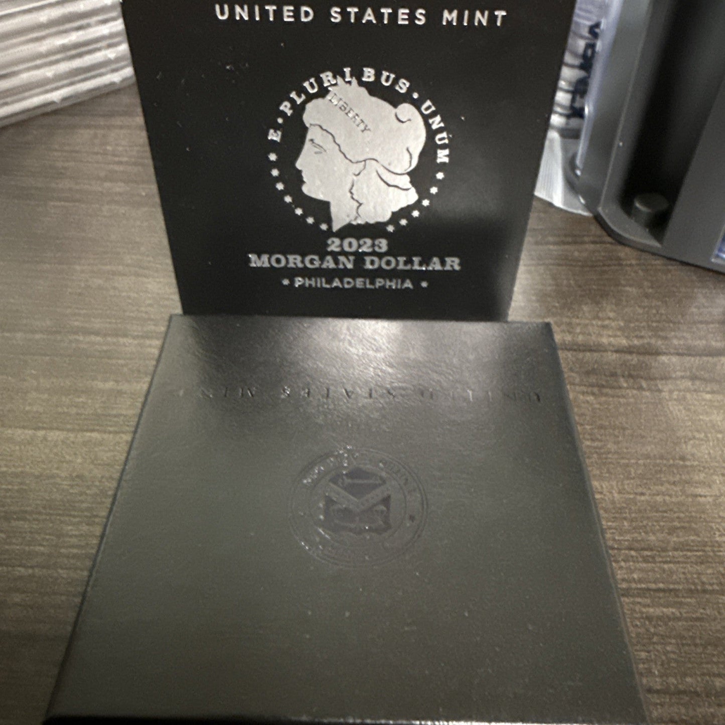 US Mint 2023 Uncirculated Morgan SILVER Dollar Coin, Box - toyscardscomics
