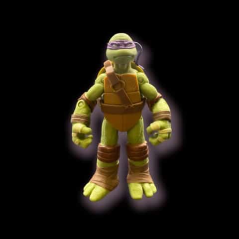 Viacom Playmates TMNT Teenage Mutant Ninja Turtles Donatello 5 inch 2012 - toyscardscomics