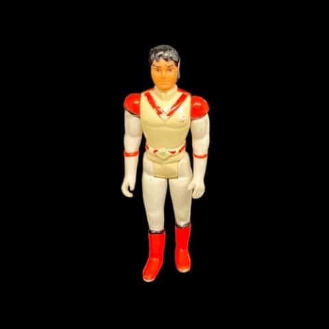 Vintage 1984 VOLTRON Keith Red Lion Pilot Action Figure - toyscardscomics