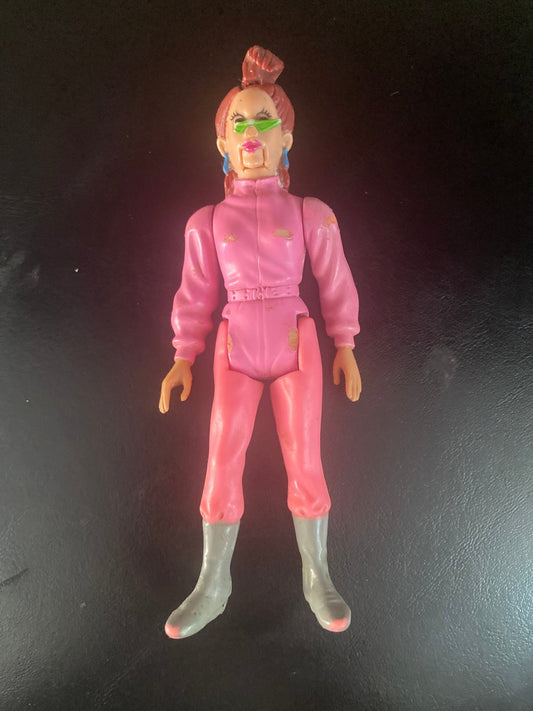 Vintage 1987 The Real Ghostbusters Janine Melnitz Fright Features Action Figure - toyscardscomics