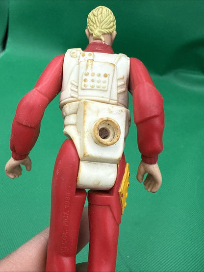 Vintage 1988 Kenner Real Ghostbusters Egon Spengler Screaming Heroes Figure - toyscardscomics