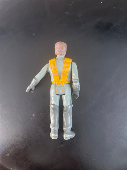Vintage 1989 The Real Ghostbusters Peter Venkman Fright Features Action Figure - toyscardscomics
