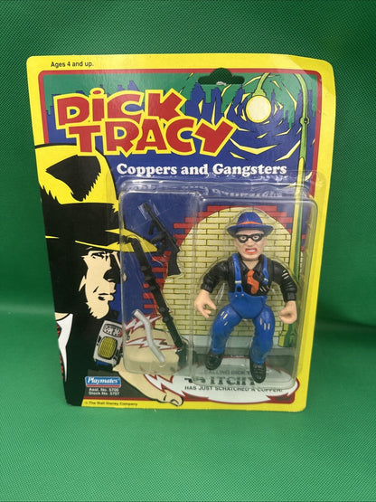 VINTAGE 1990 PLAYMATES DICK TRACY ITCHY COPPERS AND GANGSTERS NEW SEALED FIGURE - toyscardscomics