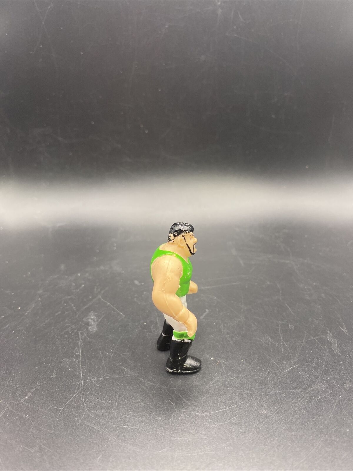 VINTAGE 1990s WWF/WWE JUSTIN PRODUCTS THE BUSHWAKERS LUKE MINI ACTION FIGURE - toyscardscomics