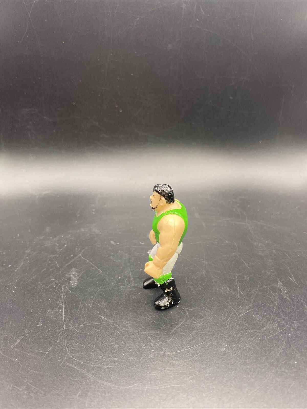 VINTAGE 1990s WWF/WWE JUSTIN PRODUCTS THE BUSHWAKERS LUKE MINI ACTION FIGURE - toyscardscomics