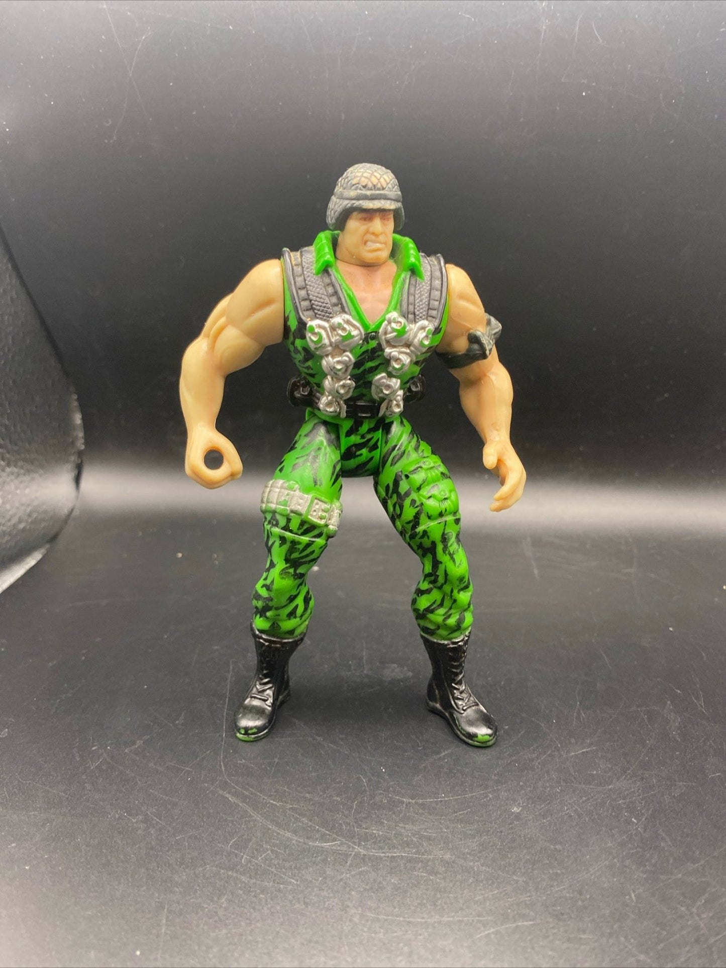 Vintage 1991 Kenner Swamp Thing Bayou Jack Action Figure - toyscardscomics