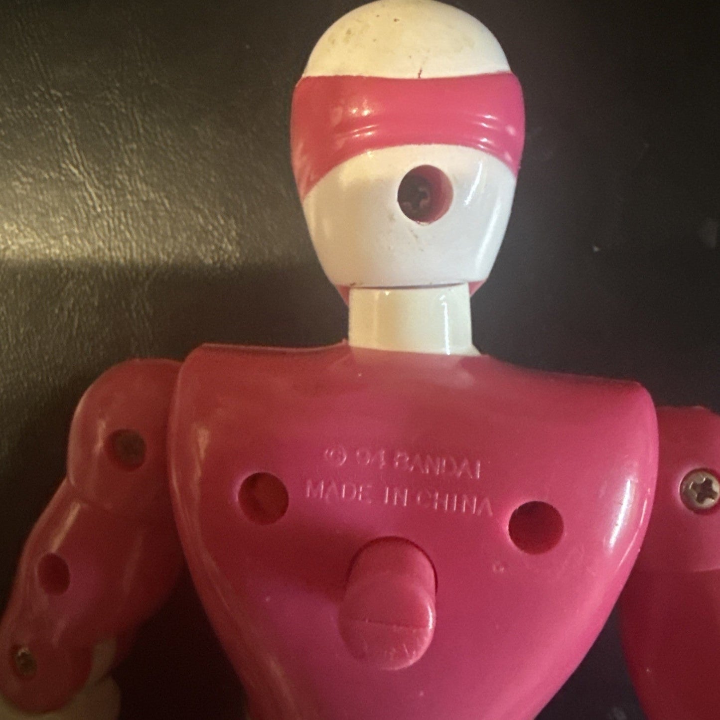 Vintage 1994 Bandai Power Rangers Karate Kick Pink Ranger 8" Action Figure Kim - toyscardscomics