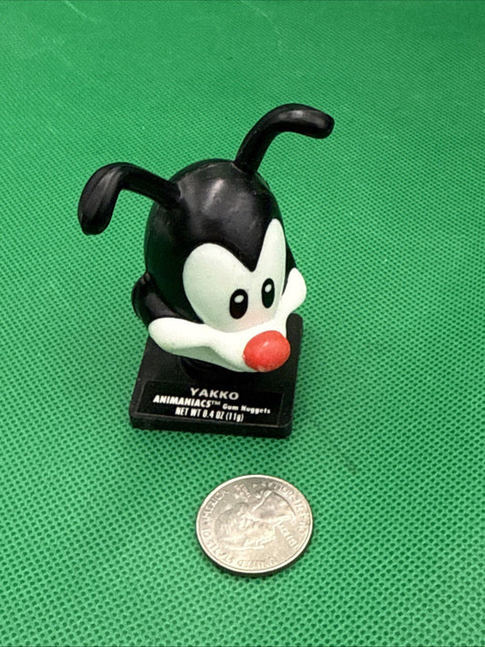 Vintage 1995 Topps YAKKO Bubble Gum Head Container 3” candy ANIMANIACS 1990’s - toyscardscomics