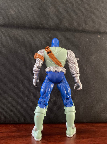 Vintage 1995 ToyBiz Marvel Universe X - Men X - Cutioner Action Figure Green - toyscardscomics
