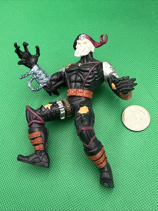 Vintage 1996 Hasbro GI Joe Extreme Series Iron Klaw 5" Action Figure - toyscardscomics