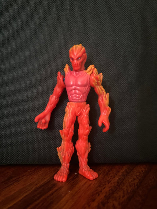 Vintage 1999 Bandai Meramon 3.5” figure toy - toyscardscomics