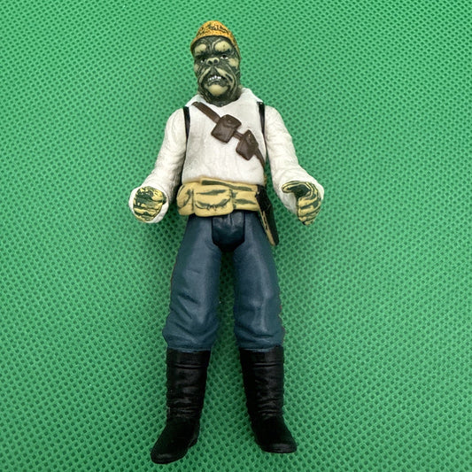 Vintage 1999 Hasbro Star Wars Jabba's Skiff Guard Barada Action Figure - toyscardscomics