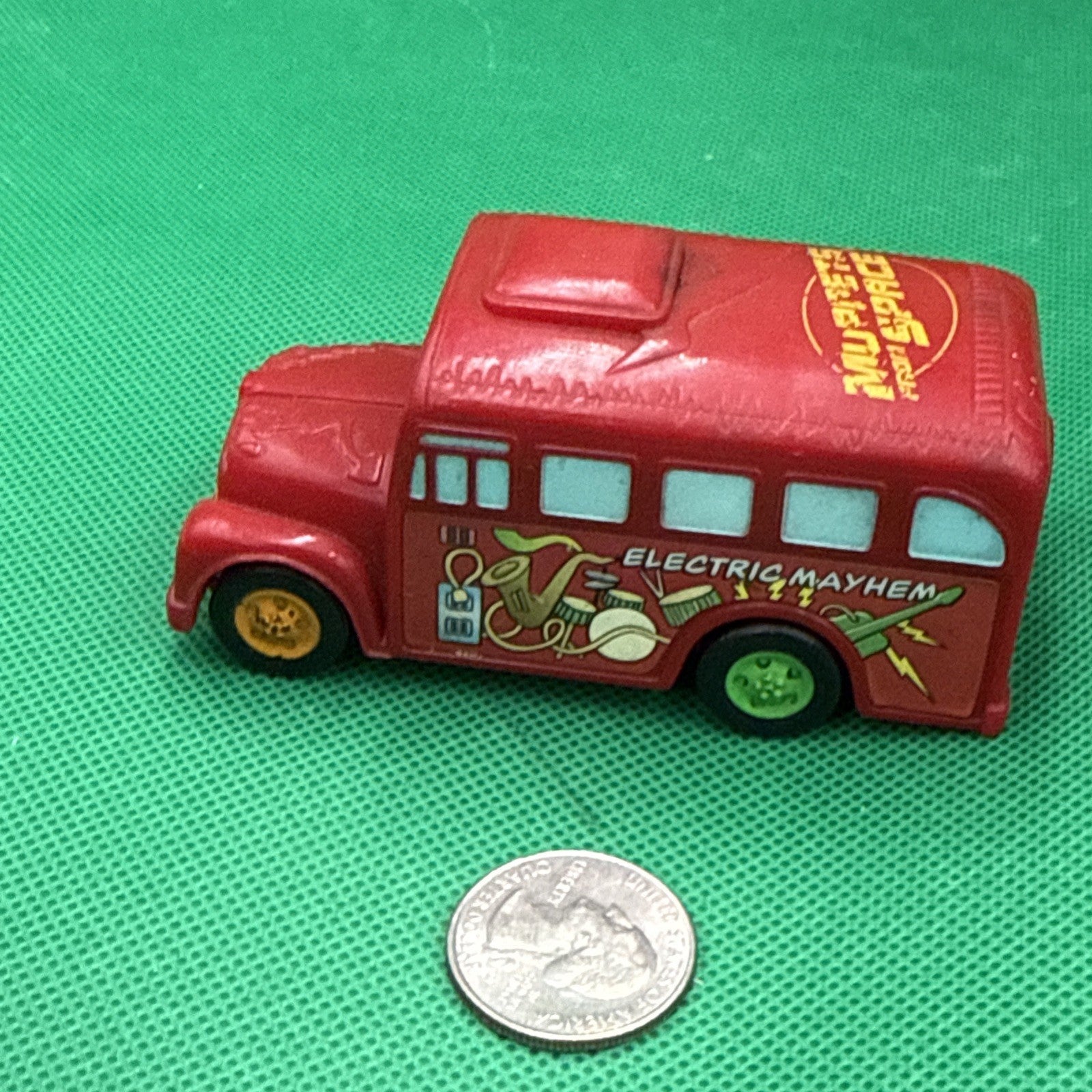 Vintage 1999 Muppets From Space Electric Mayhem Bus Toy - toyscardscomics