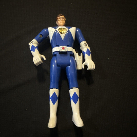 Vintage Bandai Mighty Morphin Power Ranger Flip Head Billy Blue Ranger 1993 - toyscardscomics