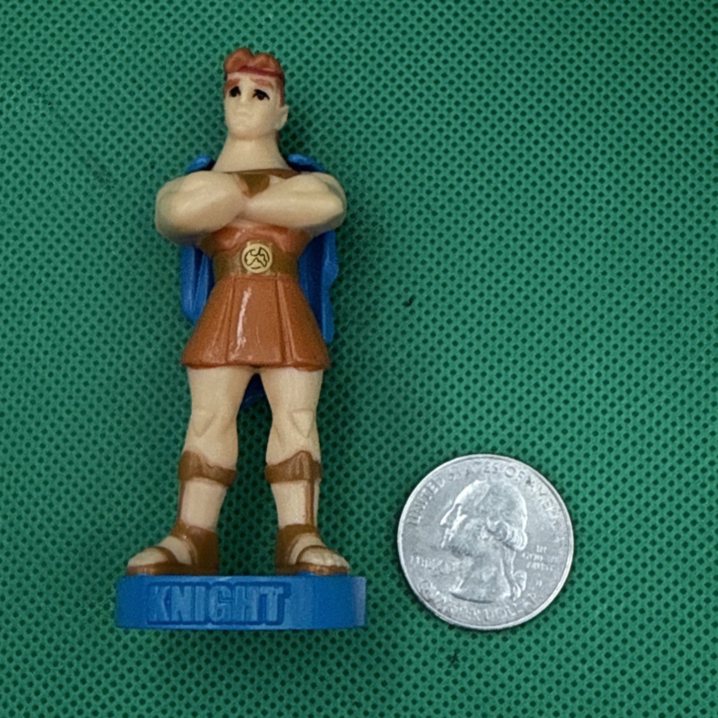 Vintage Collector's Edition Disney Chess 2004 Hand Painted KNIGHT Hercules - toyscardscomics