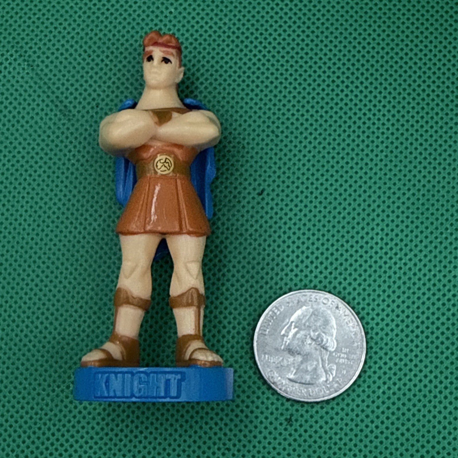 Vintage Collector's Edition Disney Chess 2004 Hand Painted KNIGHT Hercules - toyscardscomics