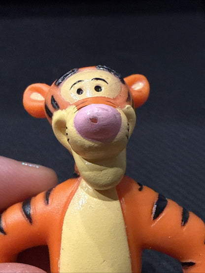 Vintage Disney Tigger Winnie The Pooh Figure Vinyl 3” - toyscardscomics