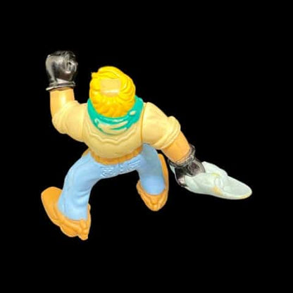 Vintage Fisher Price Great Adventures Wild West 1996 Cowboy Bull Rider Figure - toyscardscomics