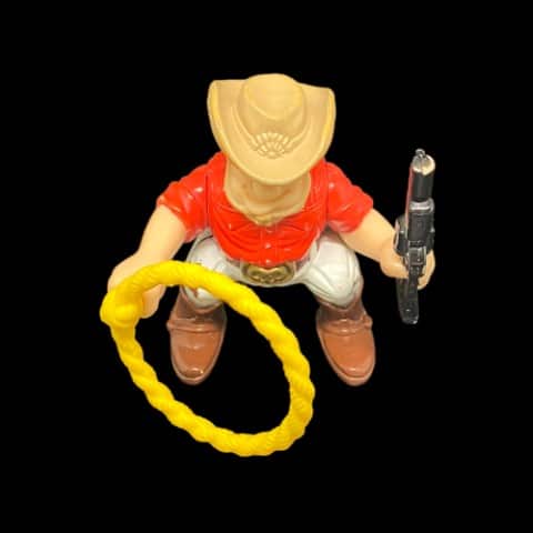 Vintage Fisher Price Wild West Cowboy Figure Bandit Rope Western - toyscardscomics