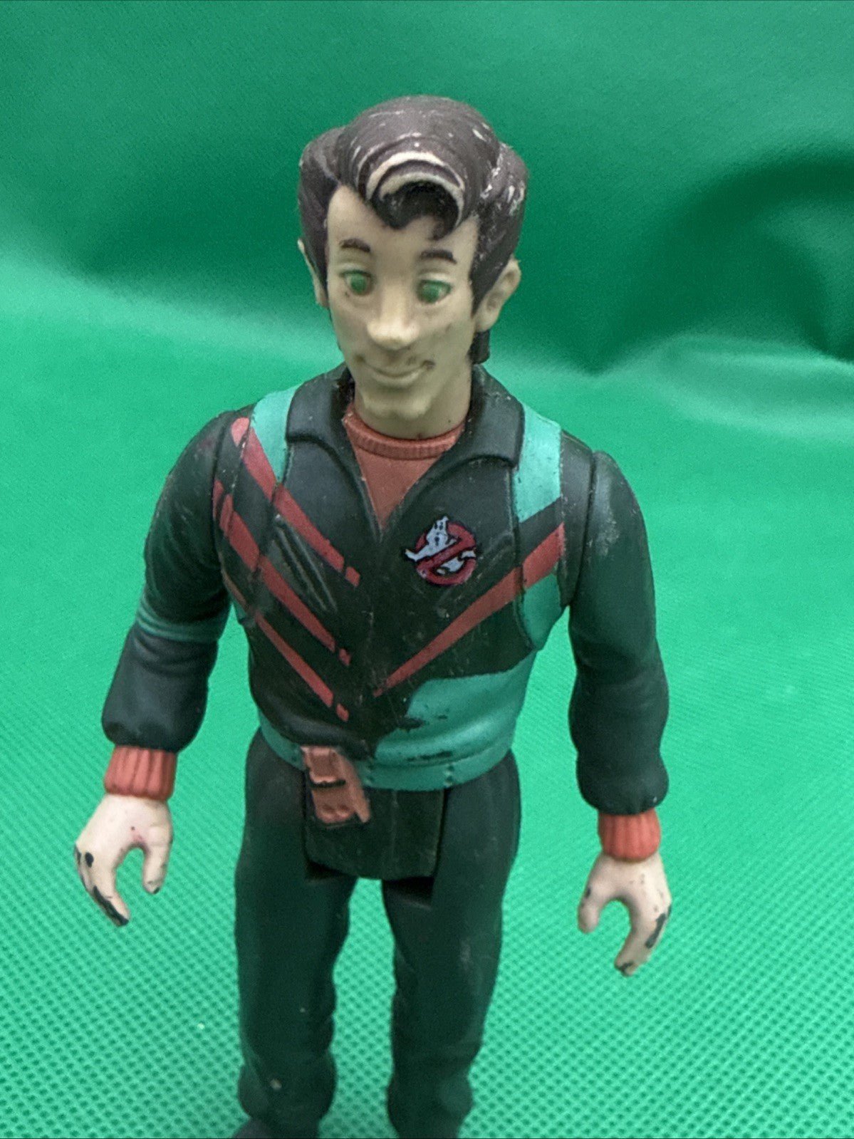 Vintage Ghostbusters Peter Venkman Power Pack Action Figure Kenner 1984 - toyscardscomics