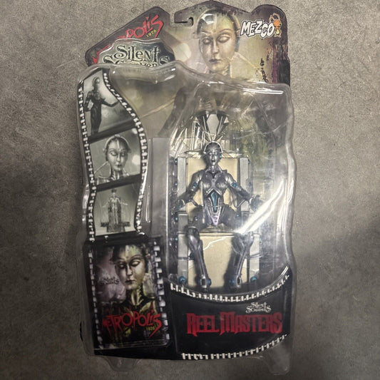 VINTAGE MARIA Metropolis 1926 Figure Silent Screamers Reel Masters MEZCO - toyscardscomics