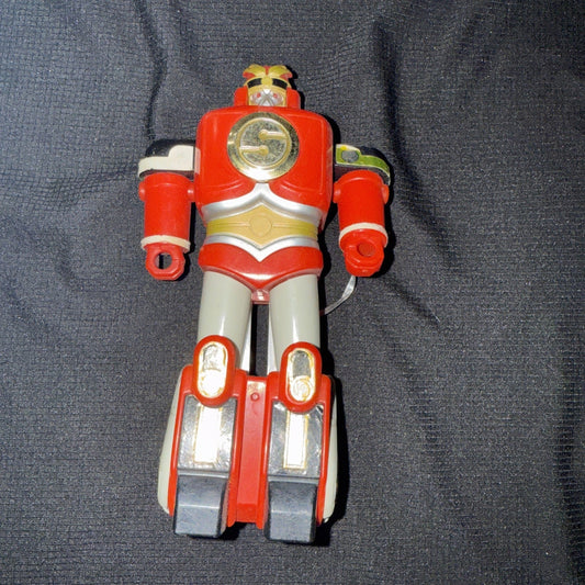 Vintage Mighty Morphin Power Rangers Deluxe Ninja Megazord Arm Red Ape Zord - toyscardscomics