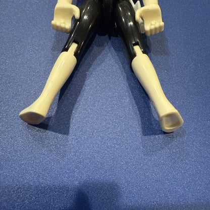 Vintage Power Rangers 1997 Black Ranger Action Figure Bandai MMPR - toyscardscomics