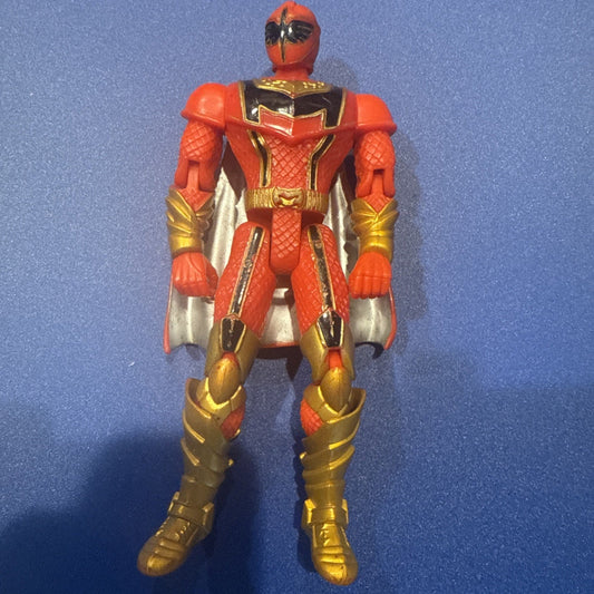 Vintage Power Rangers Action Figure Red Ranger w/ Cape Mystic Force 2005 Bandai - toyscardscomics