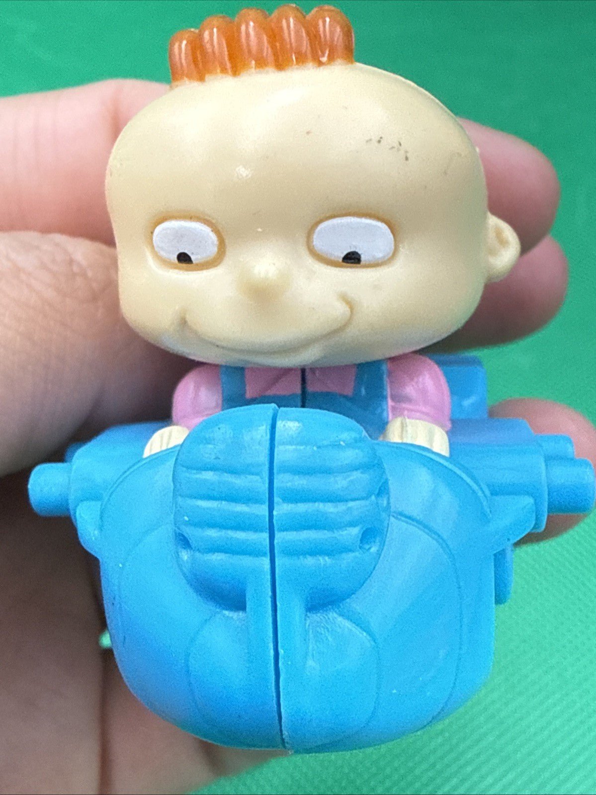 Vintage Rugrats One Twin Phil Lil in Car Toy DH - toyscardscomics