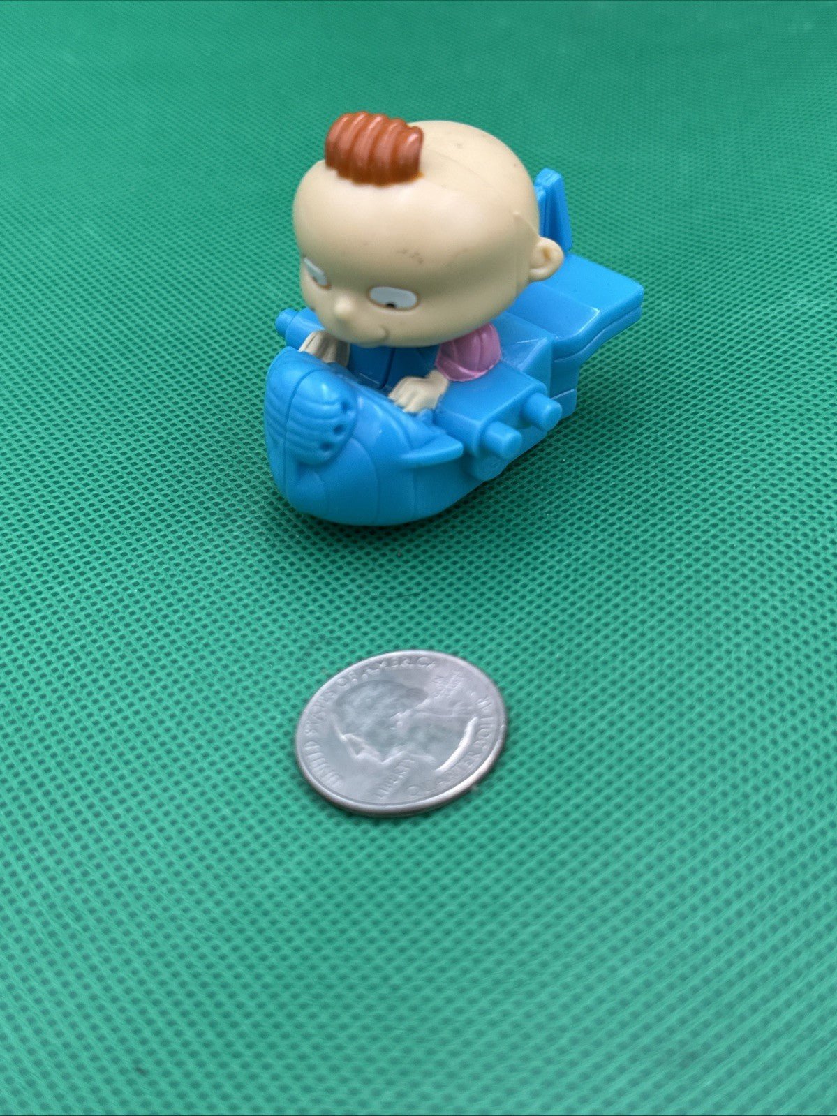 Vintage Rugrats One Twin Phil Lil in Car Toy DH - toyscardscomics