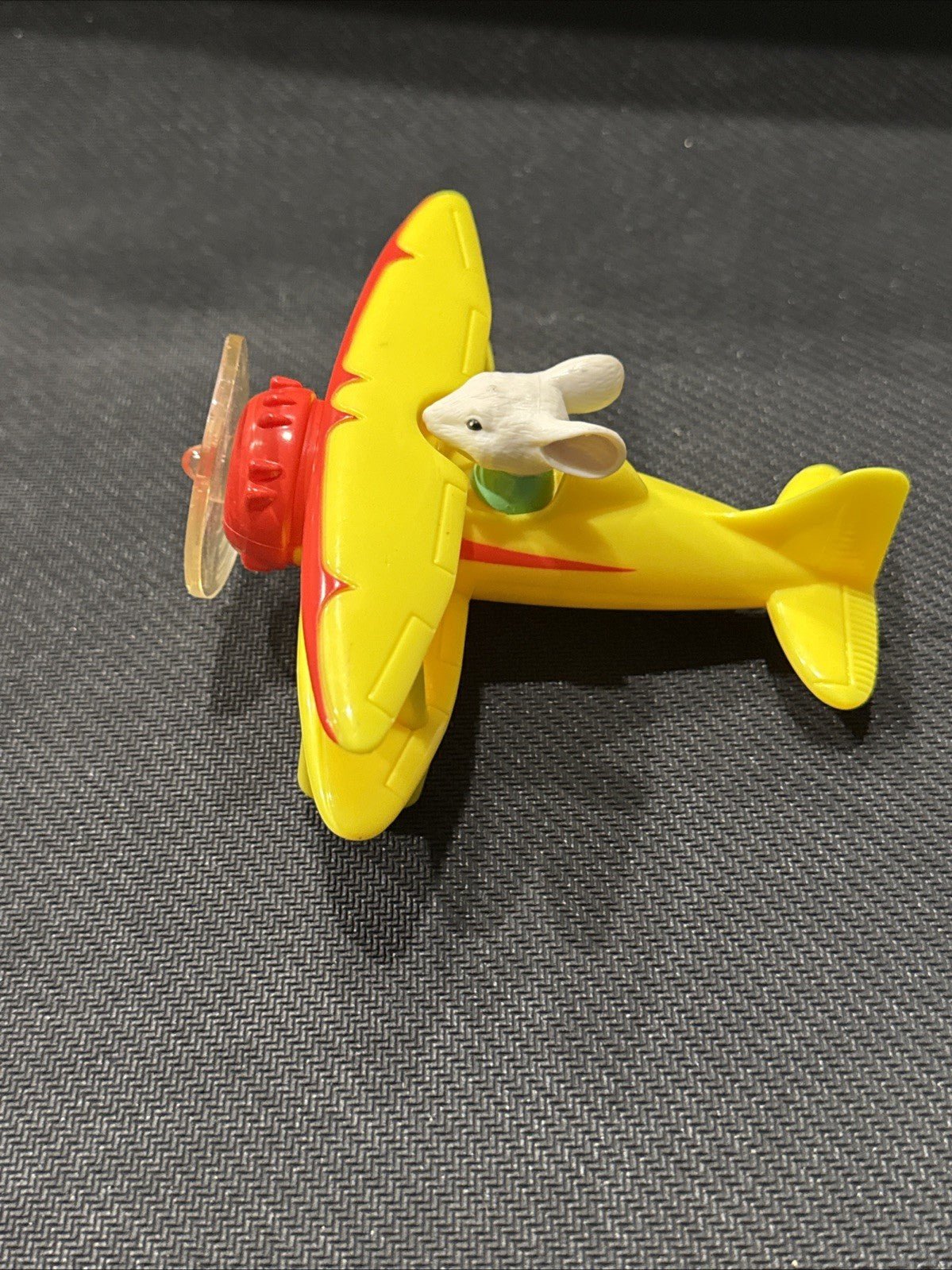 Vintage Stuart Little 2 Wendys Toy 2002 Movie Action Figure Collectible Airplane - toyscardscomics