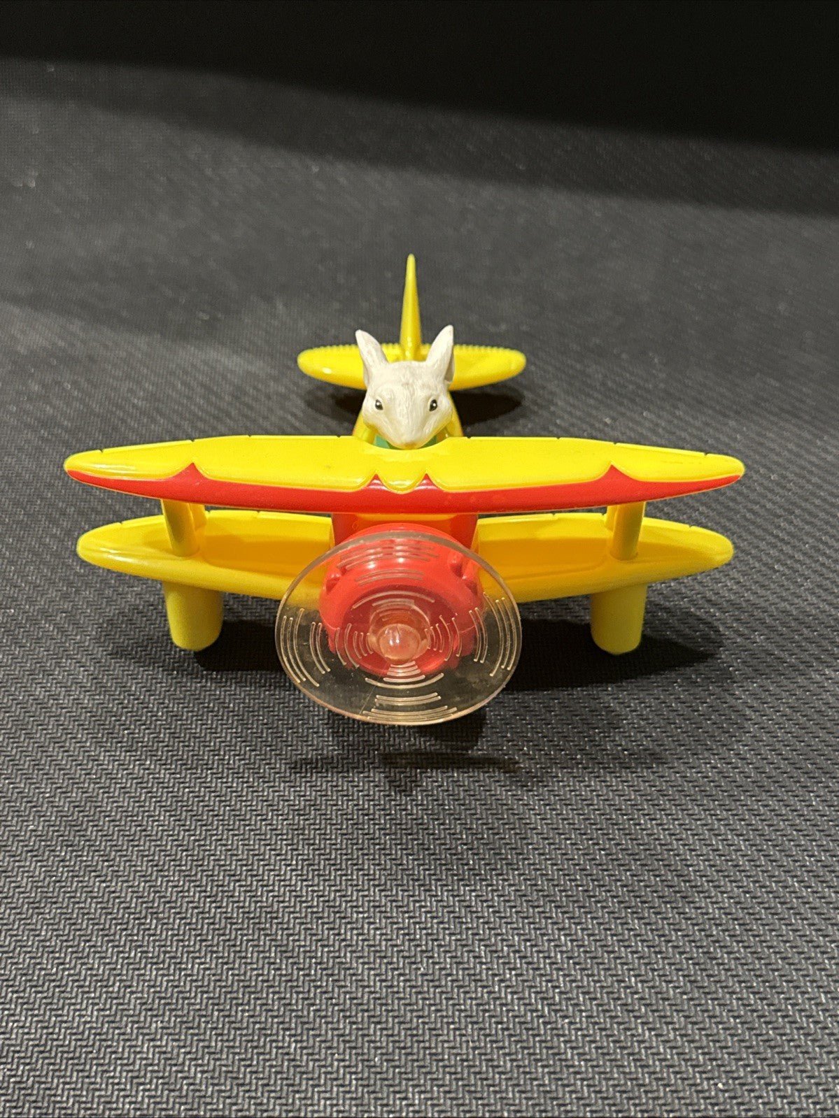 Vintage Stuart Little 2 Wendys Toy 2002 Movie Action Figure Collectible Airplane - toyscardscomics