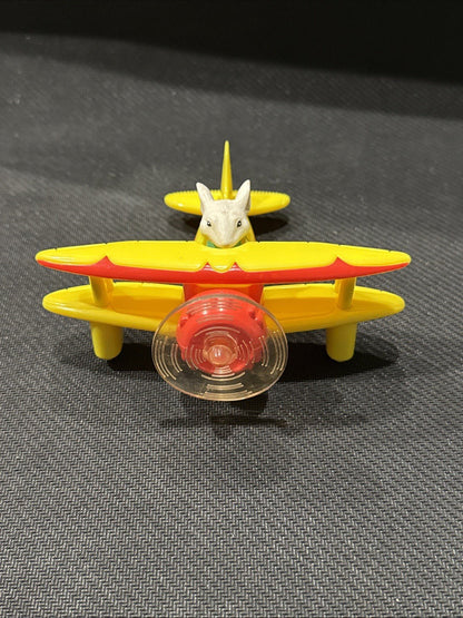 Vintage Stuart Little 2 Wendys Toy 2002 Movie Action Figure Collectible Airplane - toyscardscomics