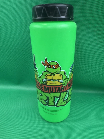 Vintage Teenage Mutant Ninja Turtles TNMT Green Cup 1988 Betras *No Straw - toyscardscomics